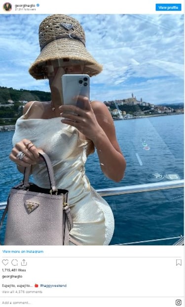 Georgina Rodríguez y su millonaria colección de bolsos
