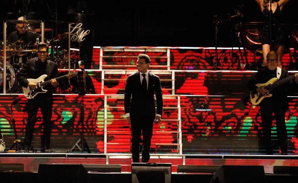 Luis Miguel en el Estadio GNP Seguros. Foto: Yaretzy M. Osnaya / EL UNIVERSAL