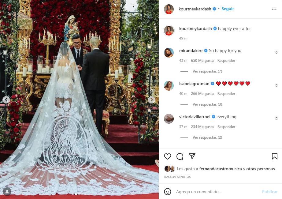 Kourtney Kardashian y Travis Barker se casan en lujosa boda en Italia
