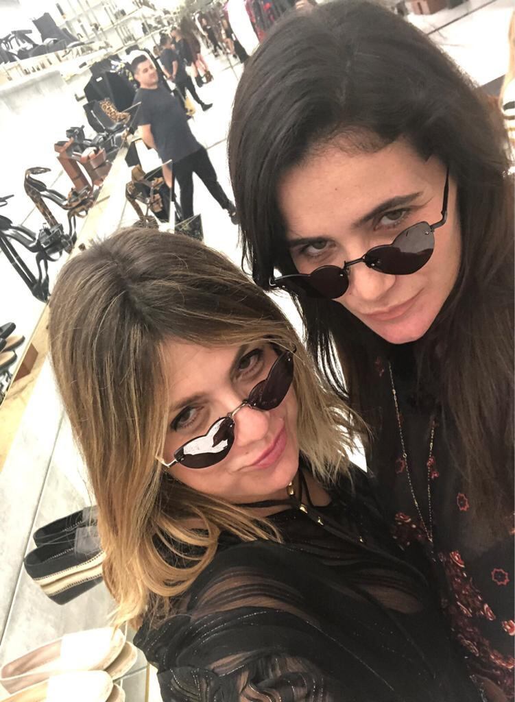 Bibiana Domit y su tía Susana Palazuelos, juntas en la feria del Arte Latinoamericano Pinta Miami