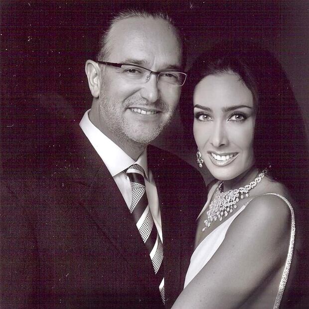 Ricardo Salinas Pliego junto a María Laura Medina / Foto: Instagram