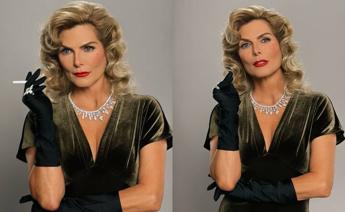Montserrat Oliver se caracterizó como Miroslava Stern / Foto: Instagram