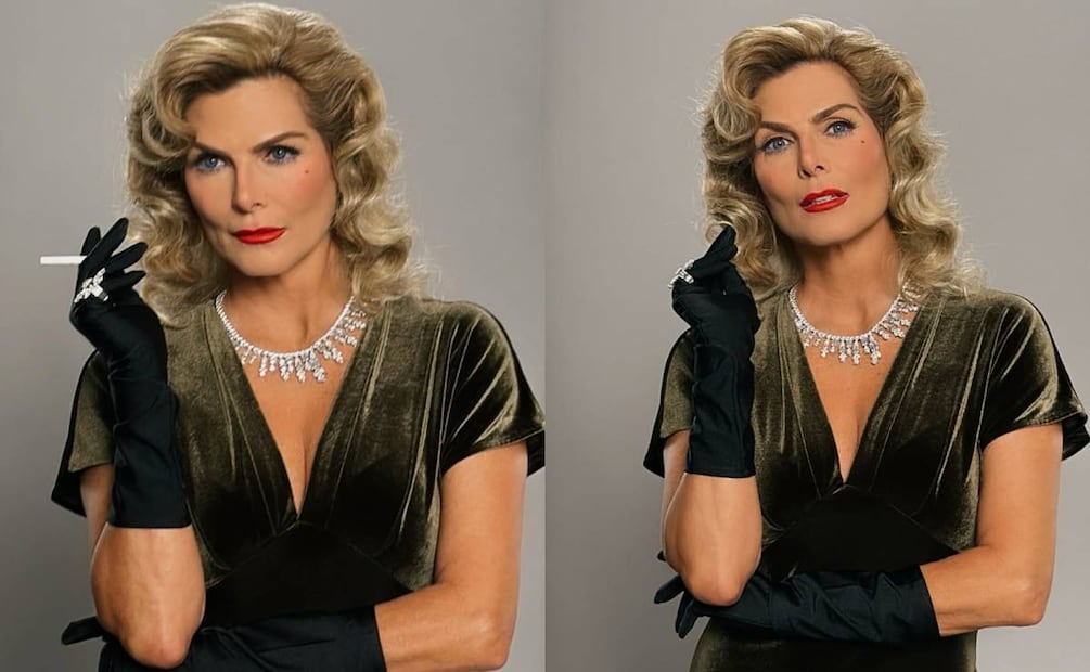 Montserrat Oliver se caracterizó como Miroslava Stern / Foto: Instagram