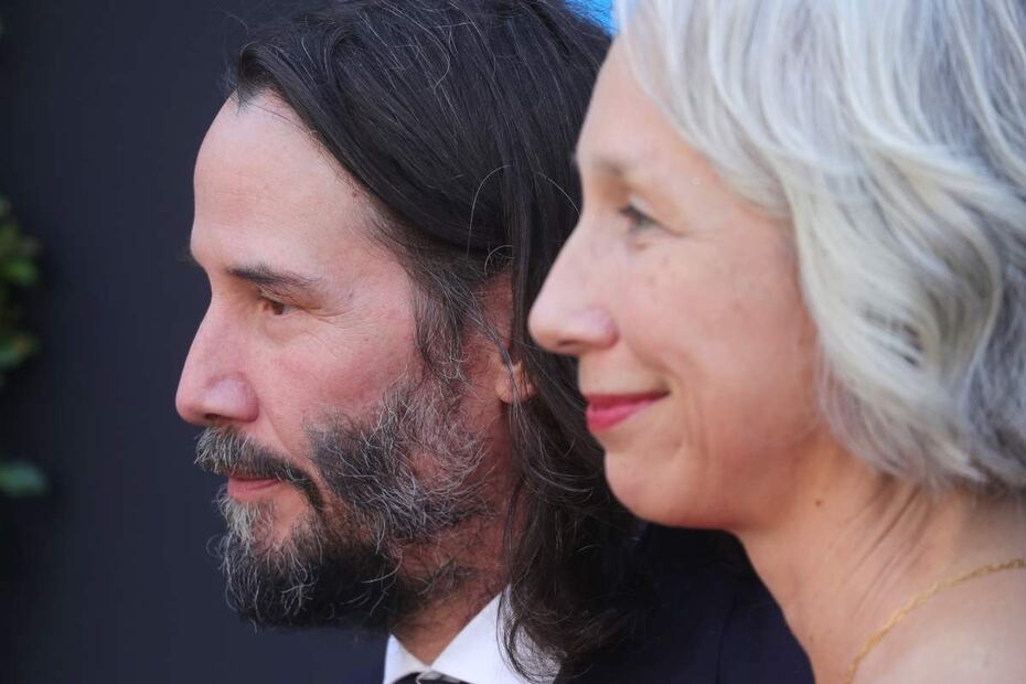 Keanu Reeves reaparece con su novia Alexandra Grant, muy enamorado y feliz