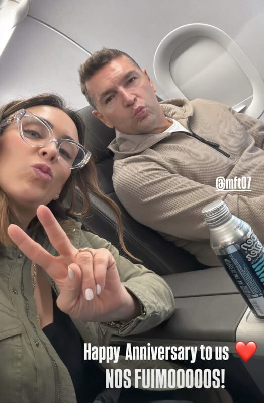 Jacky Bracamontes y Martín Fuentes / Foto: Facebook