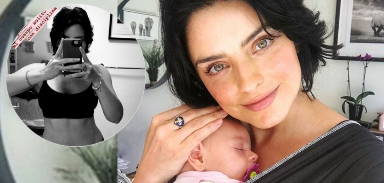 <p>Aislinn Derbez dio a luz a Kailani el 25 de febrero de 2018. Fotos: Instagram</p>
