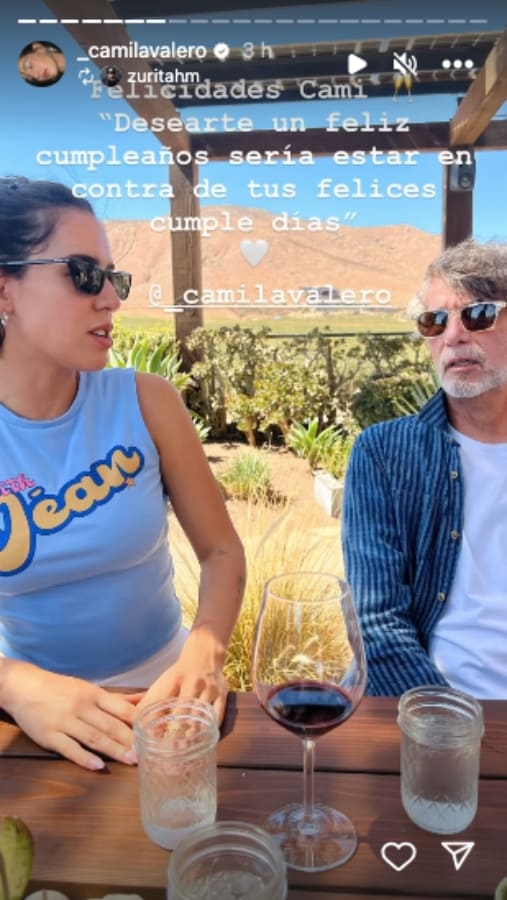 Humberto Zurita y Camila Valero / Instagram