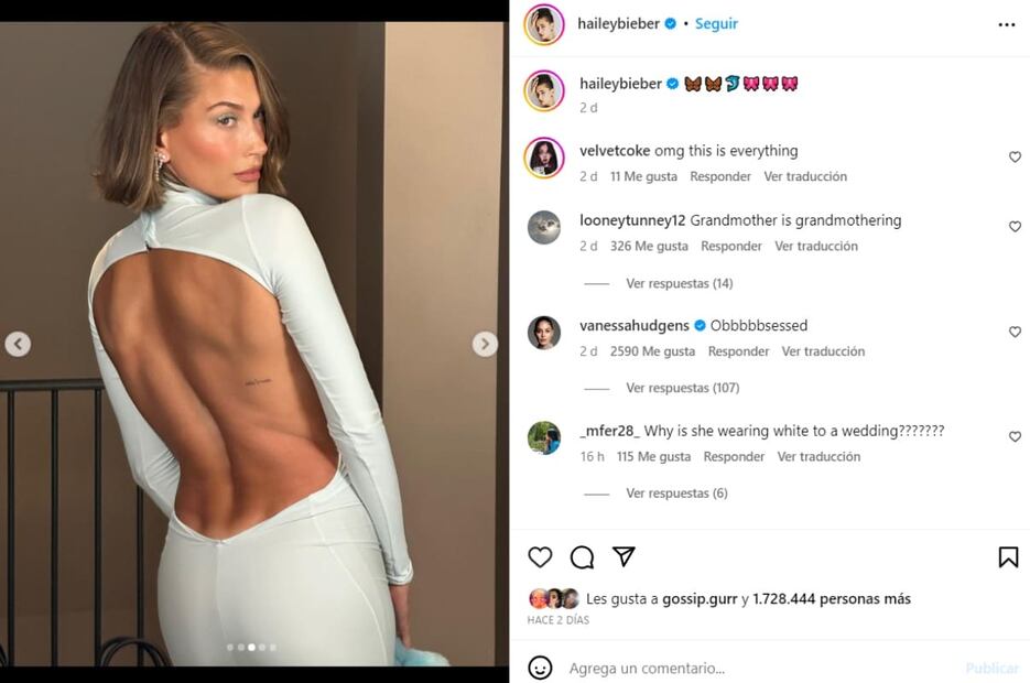 Instagram: @haileybieber