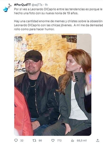 Leonardo DiCaprio preocupa a sus fans ahora por salir con Eden Polani, modelo de 19 años