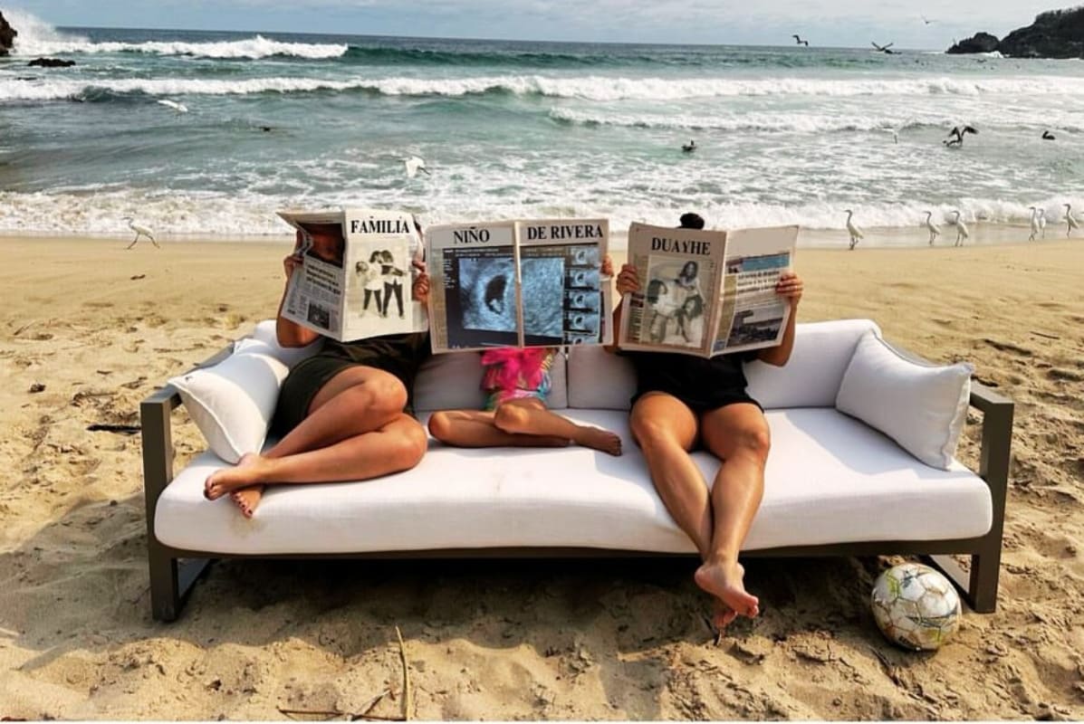 Saskia Niño de Rivera y Mariel Duayhe / Foto: Instagram