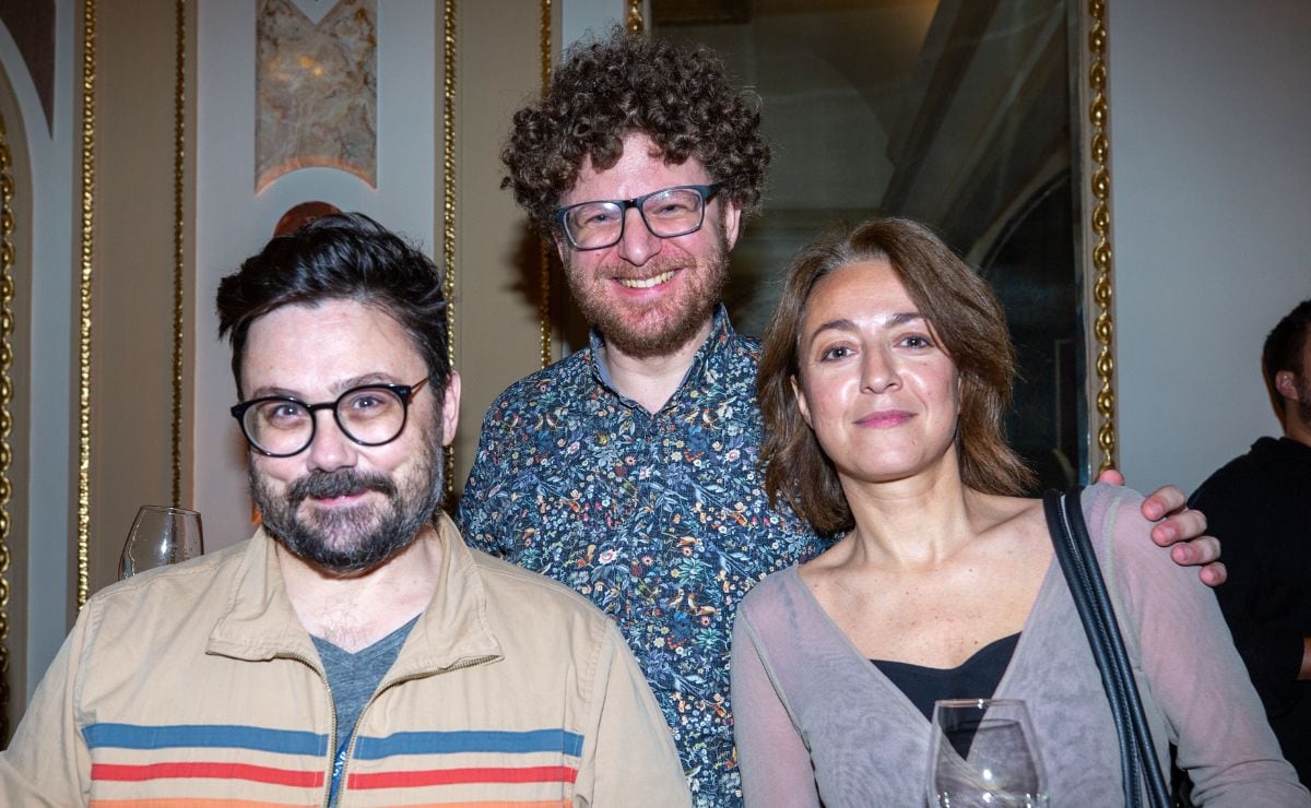 Daniel Brodie, Gabriel Aronson y Zamira Pasceri / Foto: Edgar Silva Fuentes S.