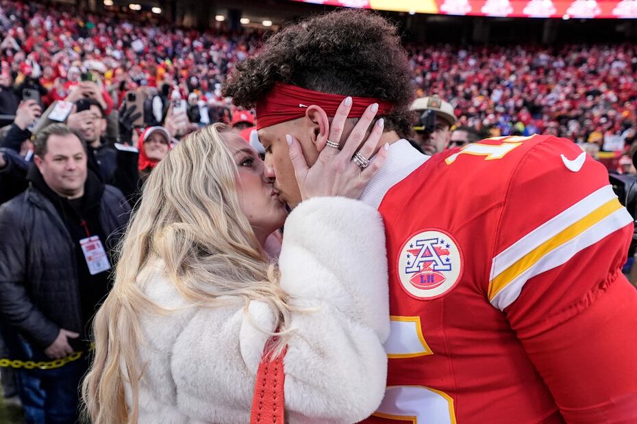 Brittany y Patrick Mahomes / Foto: AP