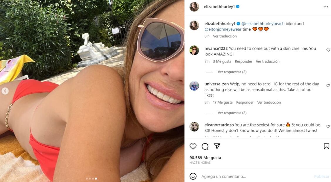 Instagram: @elizabethhurley1