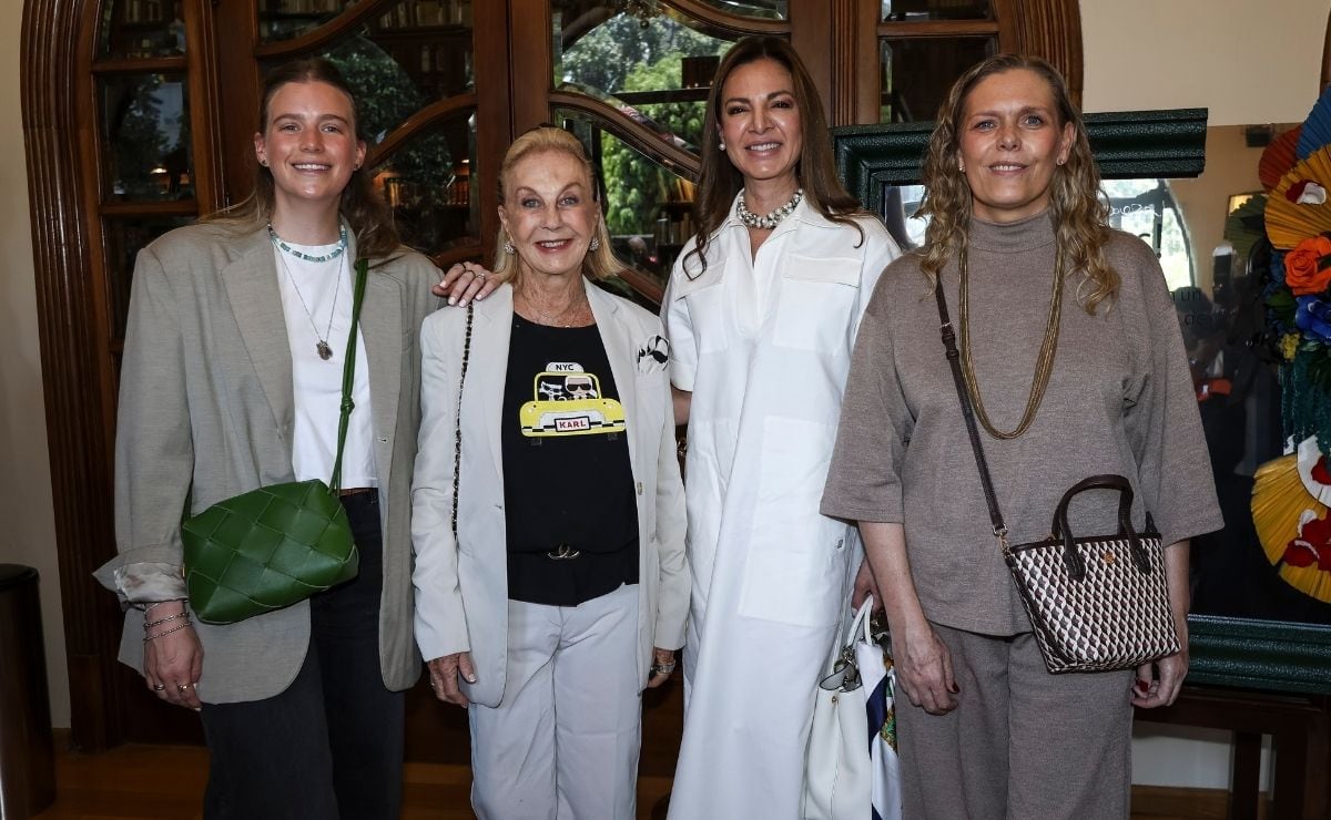 Ana Creel, Guadalupe Ramos Cárdenas, Jamehel Guerra y Cristina Camargo. (Foto: Esteban Torreblanca)
