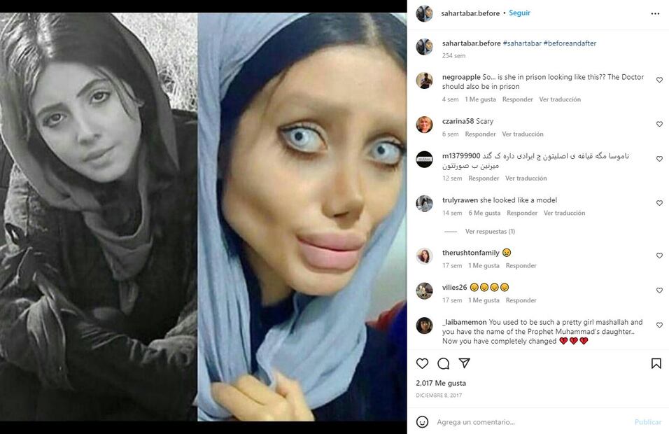 La 'doble de Angelina Jolie' sale de la cárcel y muestra su verdadera cara