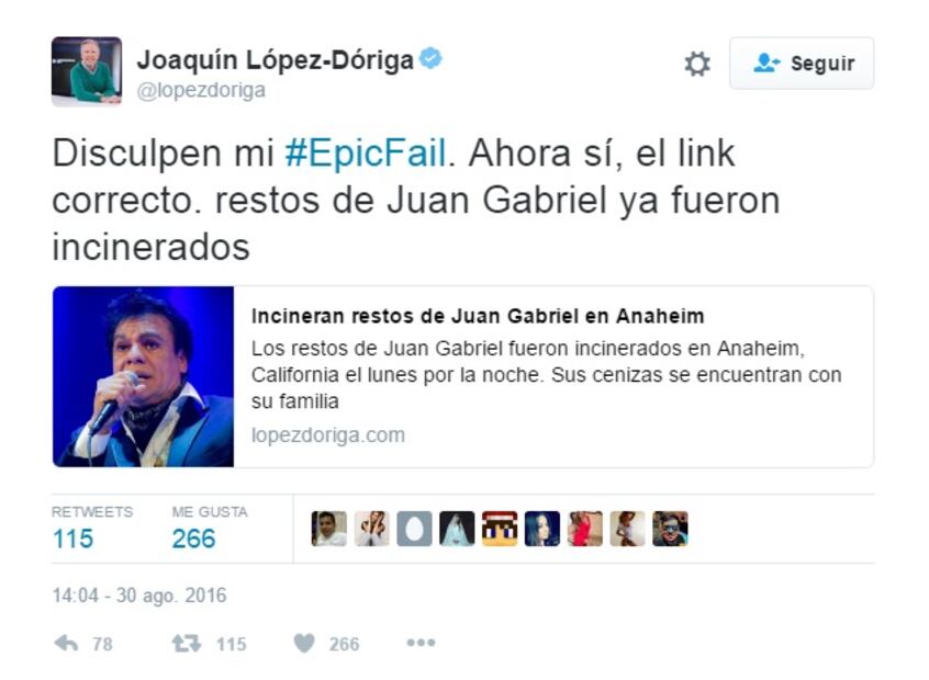 Top 5: Los osos de los famosos en 2016