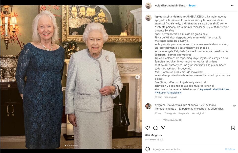 Angela Kelly, confidente de Isabel II, es desahuciada al igual que Harry y Meghan