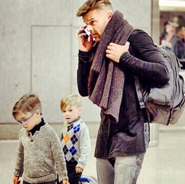 Así lucen los hijos de Ricky Martin a sus 8 años 