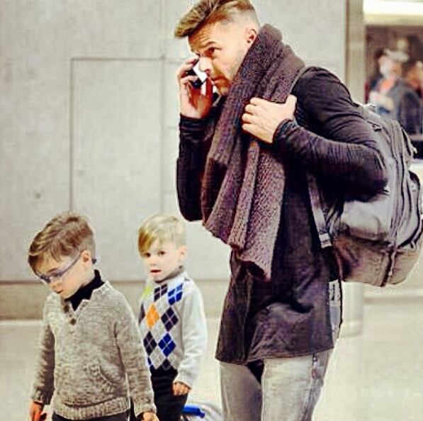 Así lucen los hijos de Ricky Martin a sus 8 años 