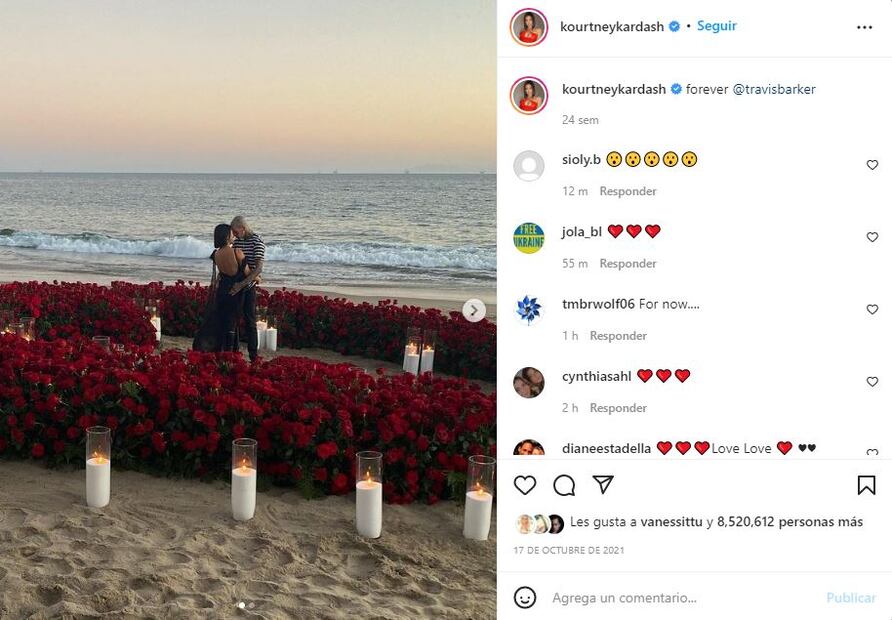 Kourtney Kardashian y Travis Barker ya se casaron en Las Vegas
