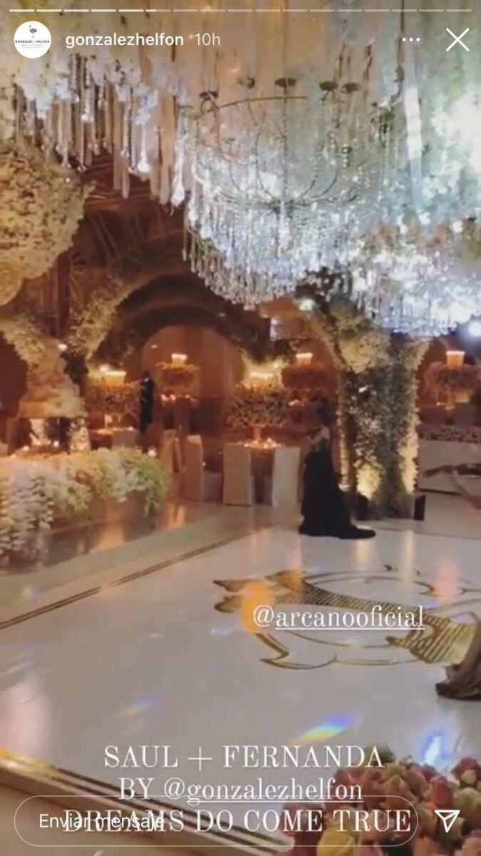 “Canelo” Álvarez y Fernanda Gómez: una espectacular boda religiosa con derroche de lujo y estilo