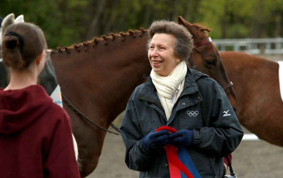 La princesa Ana es gran aficionada de montar a caballo / Foto: AP