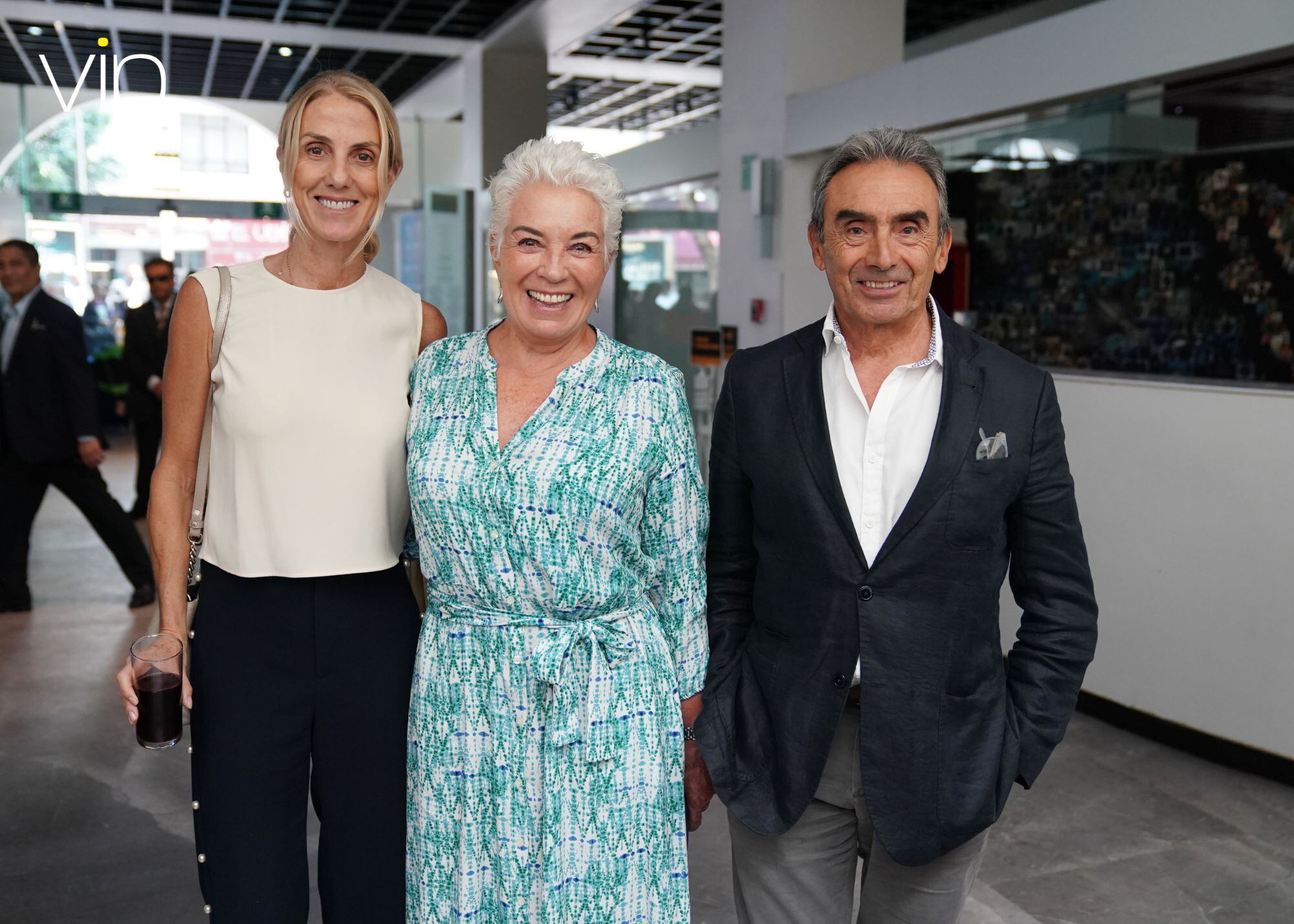 Marta Comella, Paty y Alberto Kuri. (Foto: Héptor Arjona)