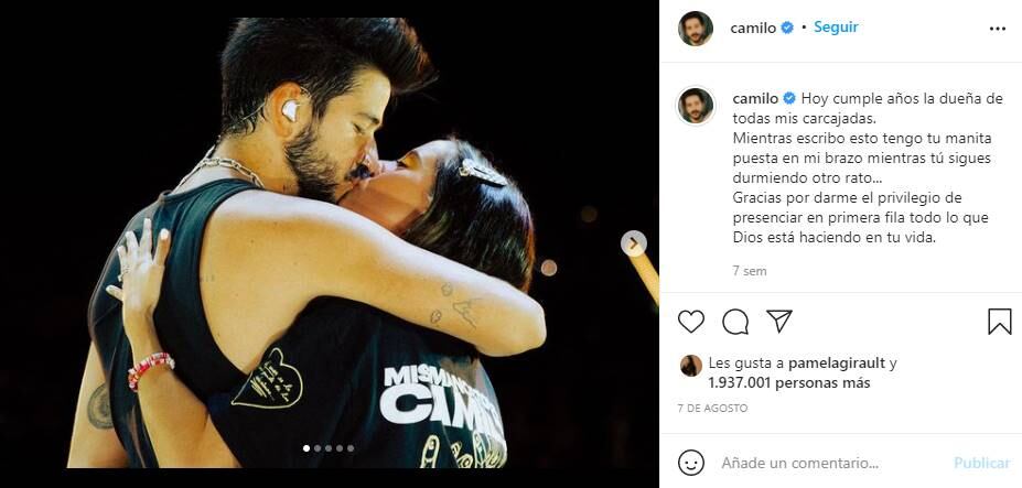 Camilo brinca y estalla de felicidad por sus 10 nominaciones al Grammy Latino
