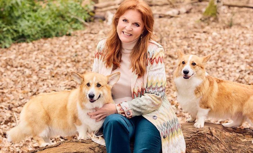 Sarah Ferguson sigue enternecedor ritual con los corgis de la reina Isabel II (para que no la olviden)