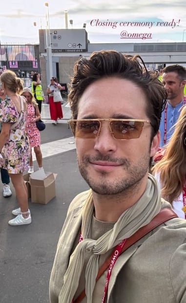 Diego Boneta en la clausura de los Juegos Olímpicos de París 2024 / Foto: Instagram