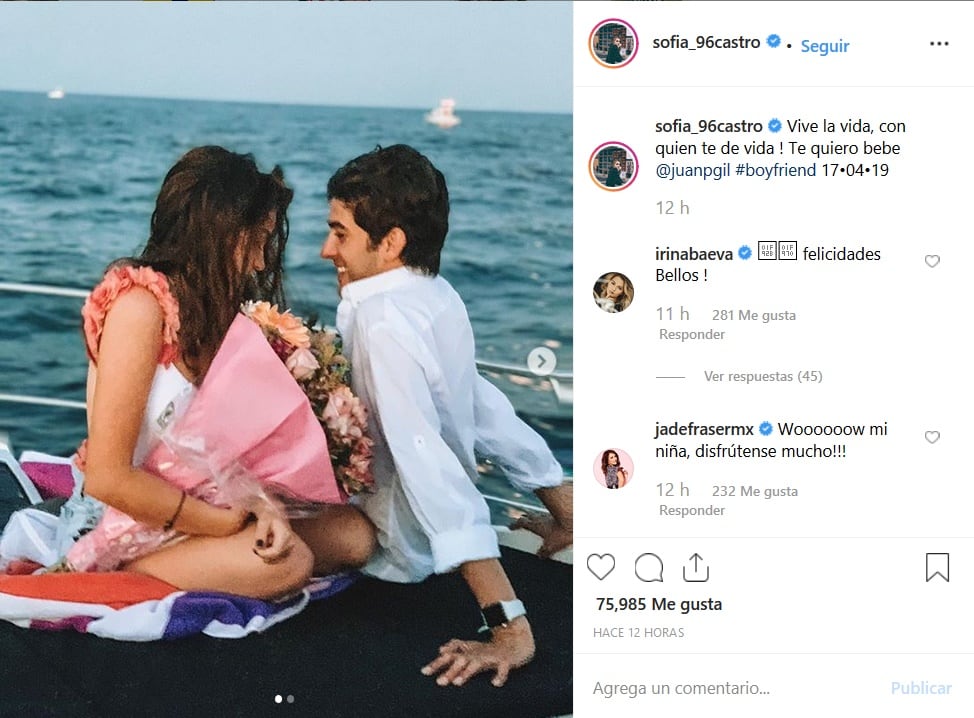 Sofía Castro y Juan Pablo Gil ¡ya son novios!