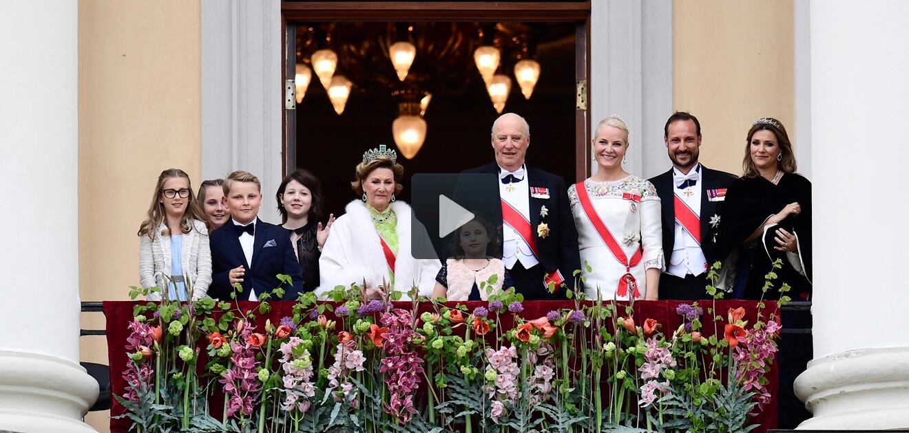 <p>El príncipe Sverre Magnus de Noruega bailó en pleno acto oficial y se olvidó del protocolo real. <strong>(Foto: AP)</strong></p>

