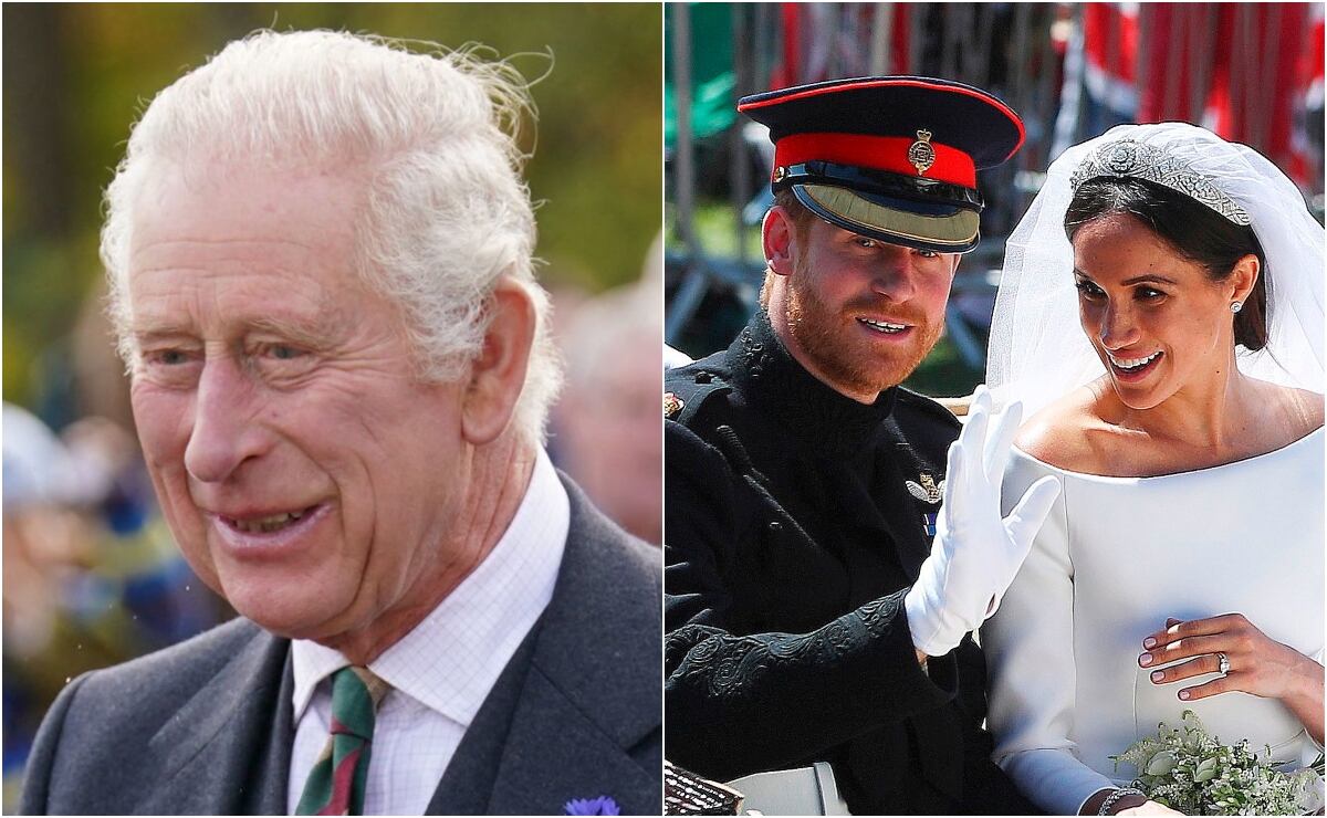 La foto que el rey Carlos III conserva en honor al príncipe Harry y Meghan Markle