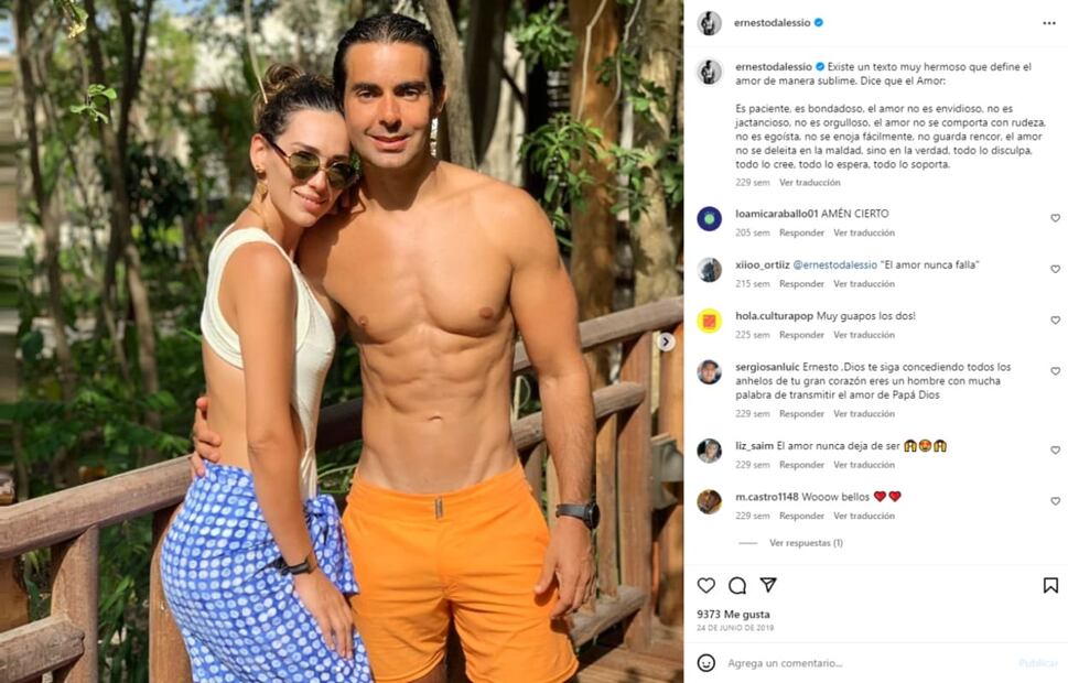 Ernesto D'Alessio y su exesposa Charito Ruiz / Instagram: @ernestodalessio