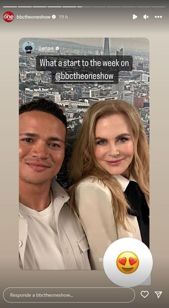 Nicole Kidman en un programa de televisión británico / Instagram