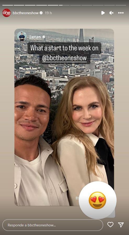 Nicole Kidman en un programa de televisión británico / Instagram