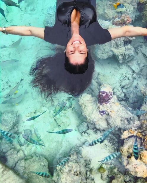 La conductora Martha Debayle se prepara para recibir el Año Nuevo en Bora Bora 