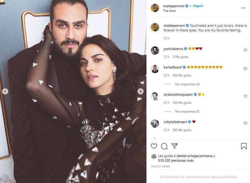 "Las almas gemelas no son sólo amantes", Maite Perroni y Andrés Tovar