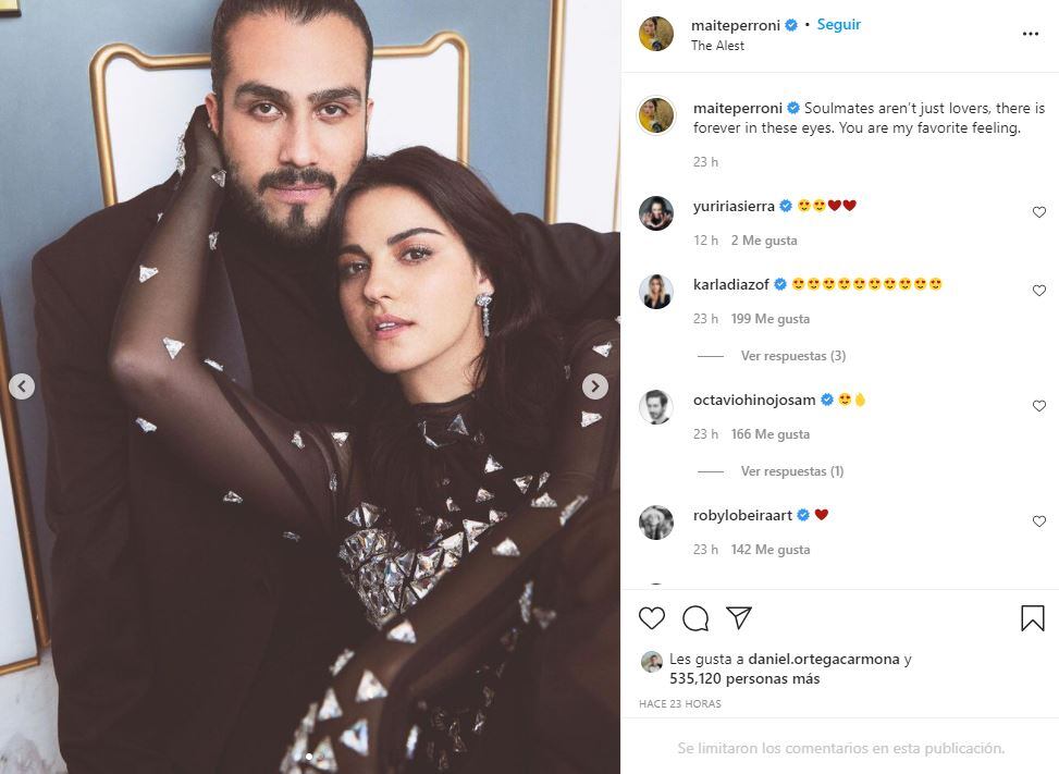 "Las almas gemelas no son sólo amantes", Maite Perroni y Andrés Tovar