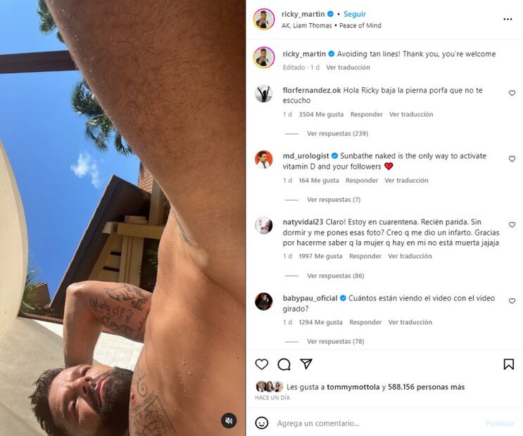 Instagram: @ricky_martin