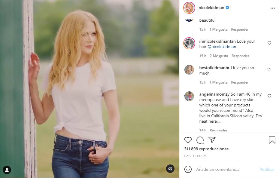 Nicole Kidman anuncia nuevo negocio con foto que desafía la edad ¡guapísima!