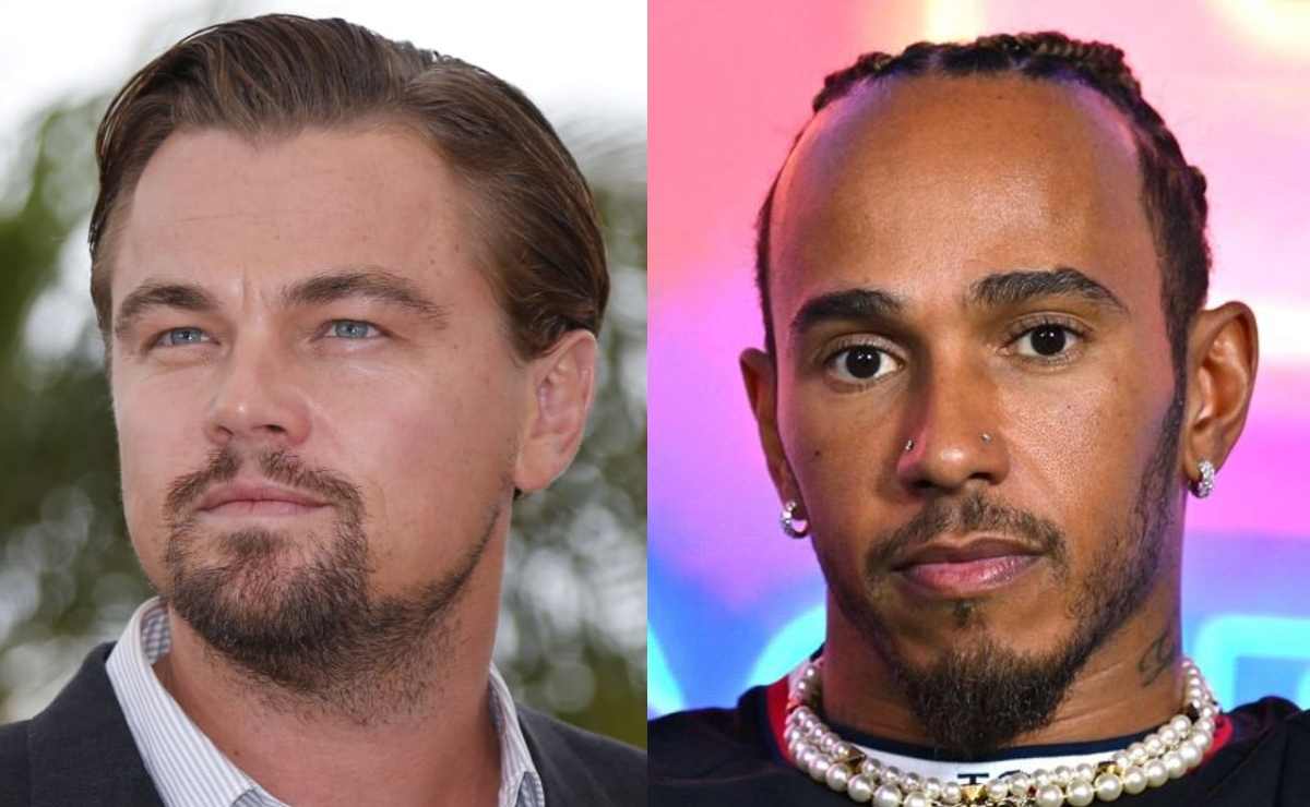 Leonardo DiCaprio y Lewis Hamilton / Fotos: EFE - AFP