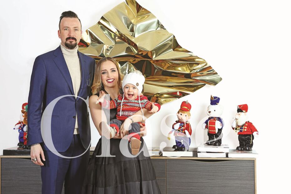 La primera Navidad de Emilio, hijo de Juanchi Torre