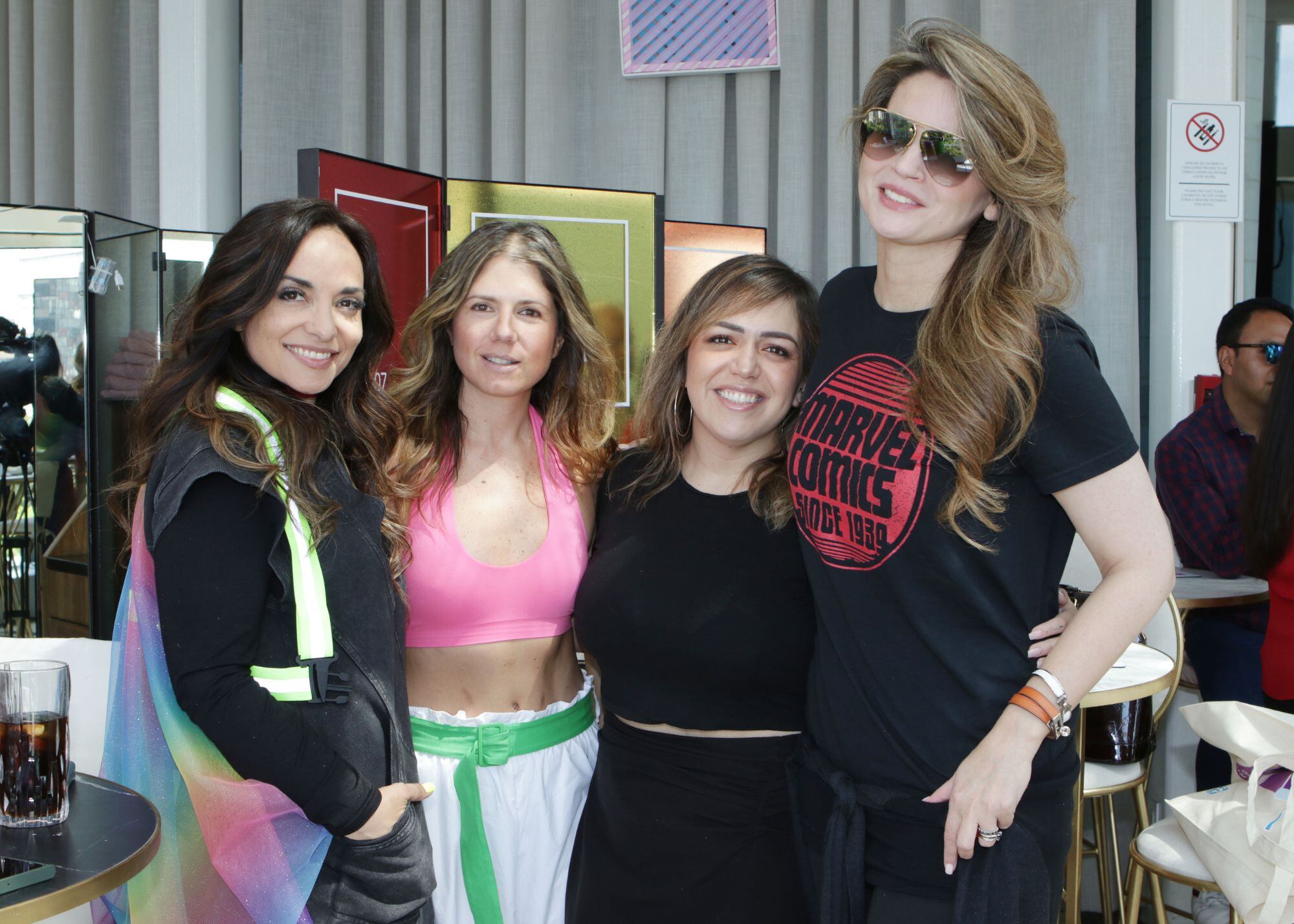 Eva Vale, Fabiana Portalopez, Gretel Suárez y Lucila García Lourdes. (Foto: Quadra Producciones)