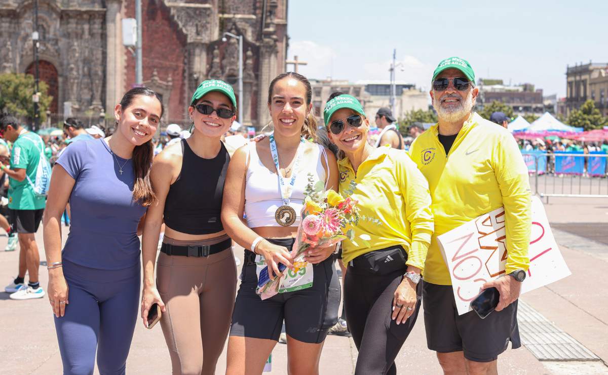 Ana Silvia Gutiérrez, Cristina González, María Fernández, Gaby Fernández y Jorge Fernandez (Foto: Héctor Arjona)