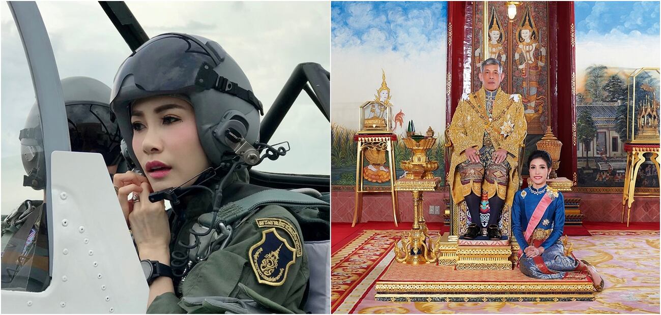 Reaparece la amante del rey de Tailandia en evento oficial 