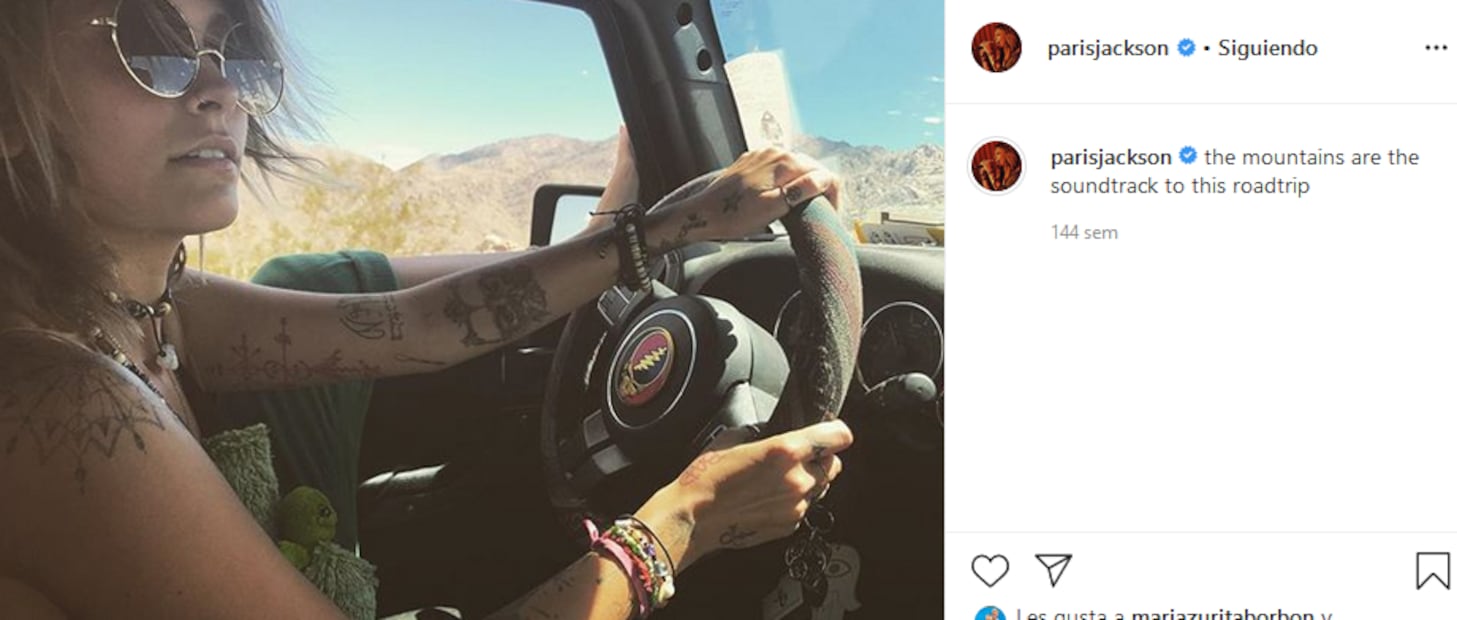 El significado de los 53 tatuajes de la hija de Michael Jackson