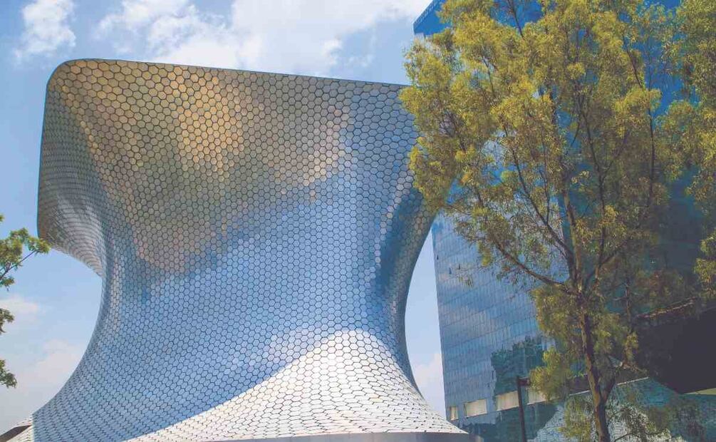 El exterior del Museo Soumaya en la Ciudad de México / Foto: Archivo El Universal