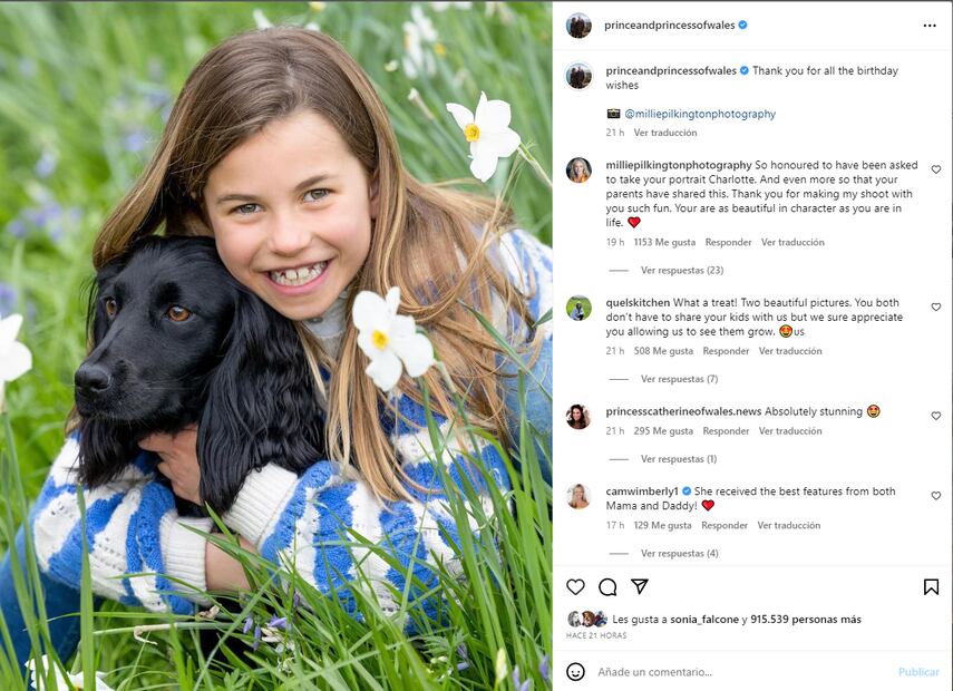 La princesa Charlotte celebra 8 años con un look muy asequible