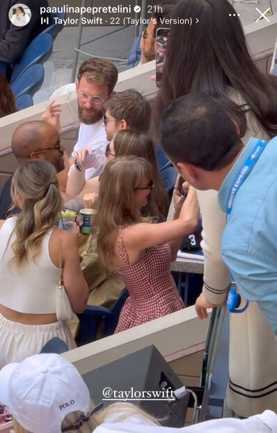 Paulina Peña tuvo un inesperado encuentro con Taylor Swift / Foto: Instagram